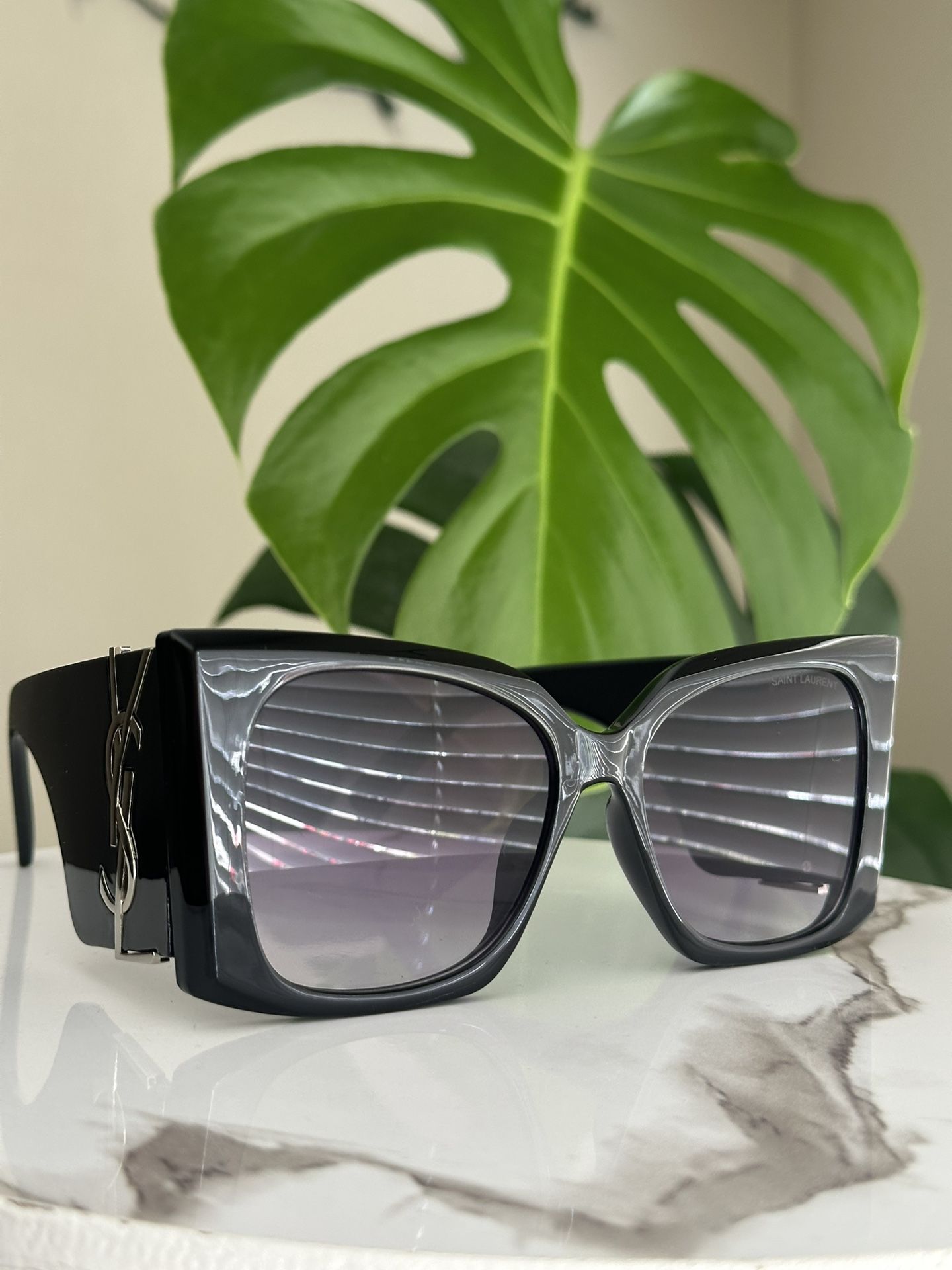 Black Sunglasses With Logo