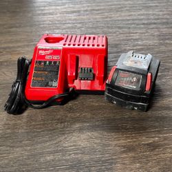 M12 and M18 12-Volt/18-Volt Lithium-lon Multi-Voltage Battery Charger W/charger