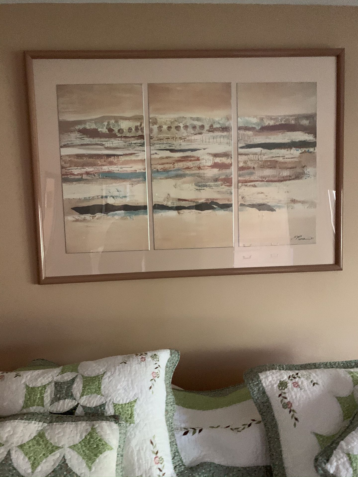 Framed and Matted Landscape Picture