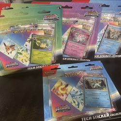 Prismatic Evolutions Tech Stickers