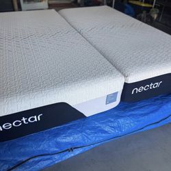 🌟Nectar Twin XL - Like New - Delivery Available Split King Mattress Nectar Premier Memory Foam 