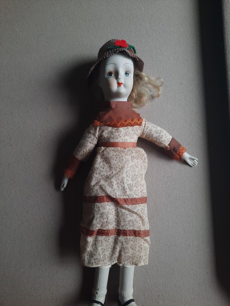 Vintage Porcelain Doll