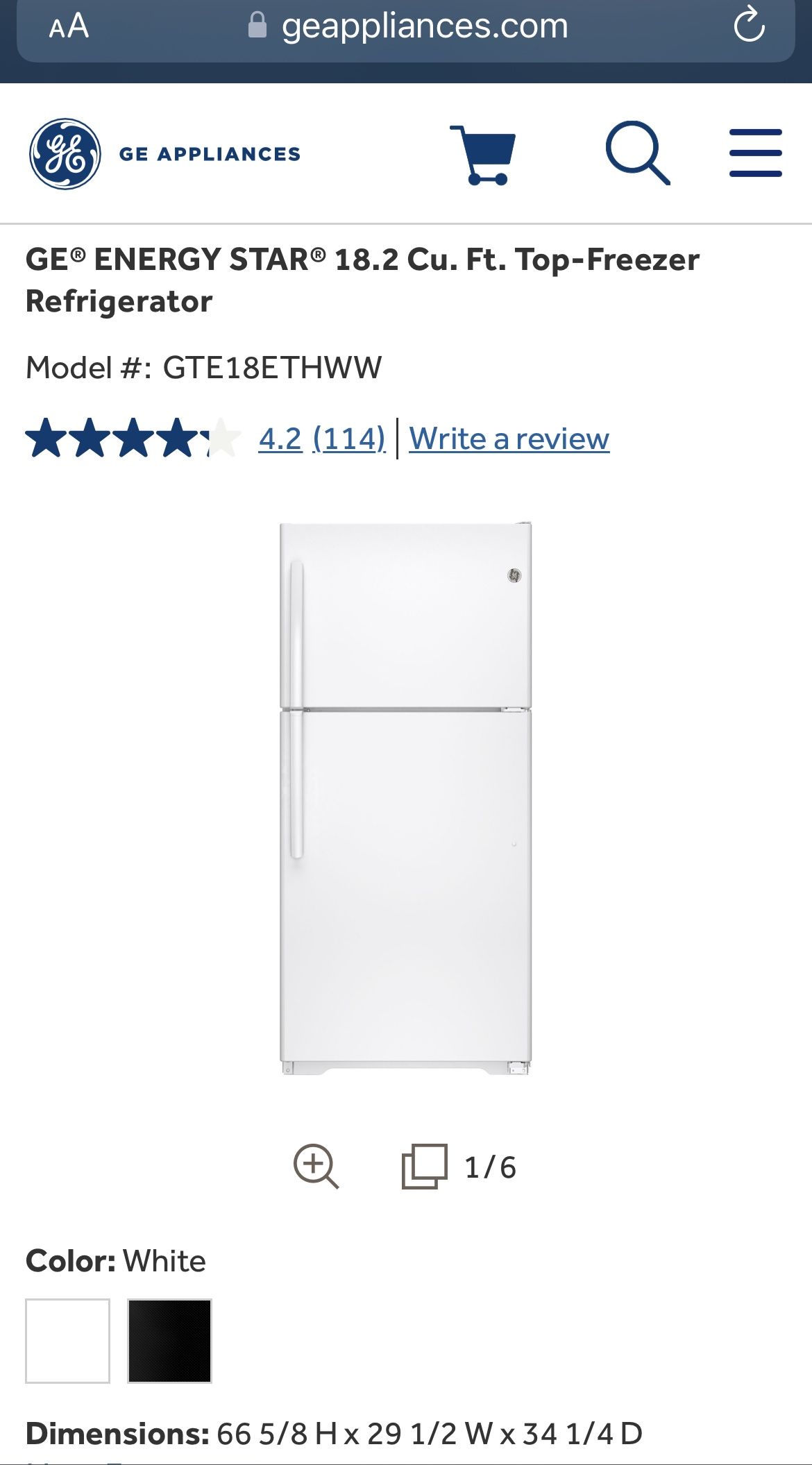 Ge Refrigerator Used