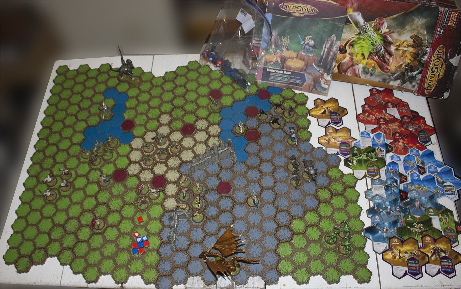 Heroscape Master Sets Rise of the Valkrie + Heroes of Trollsford + Greeks and Vipers (191 Pieces)