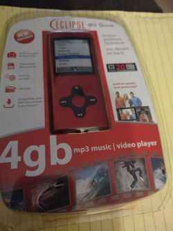 Eclipse 4 gb  Mp3 music/ Video Player
