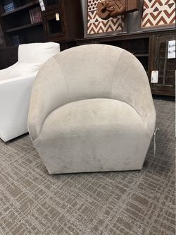 Mitchell Gold + Bob Williams Rose Full Swivel Chair - Mushroom | Armchair