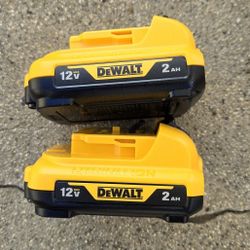 Dewalt 12v Batteries 2.0 Ah Brand New Price For Both