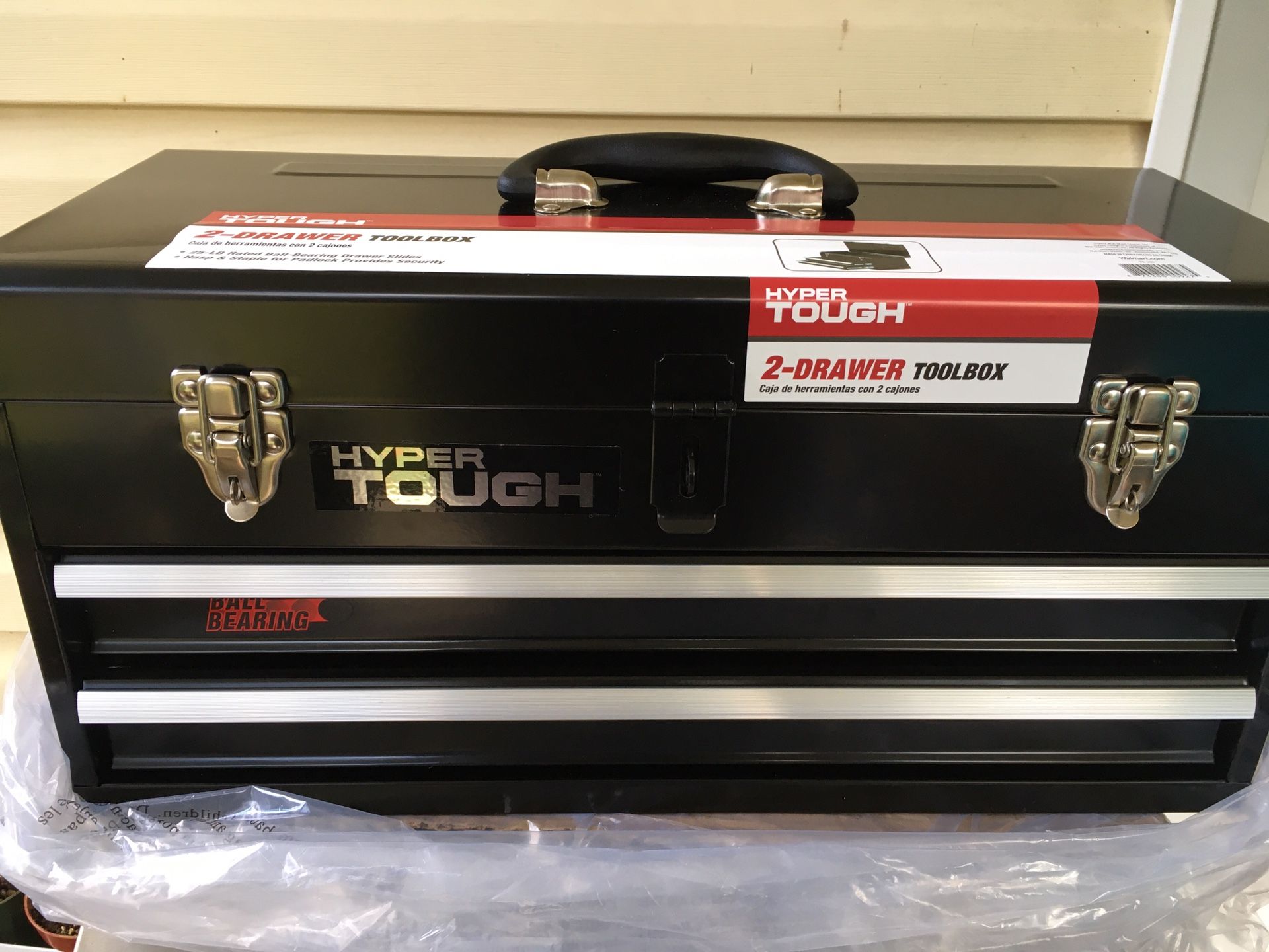 TOOL BOX- HyperTough 2-drawer ball-bearing