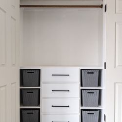 White Melamine Closets