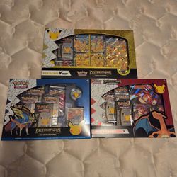 Pokemon Celebrations Collection Boxes