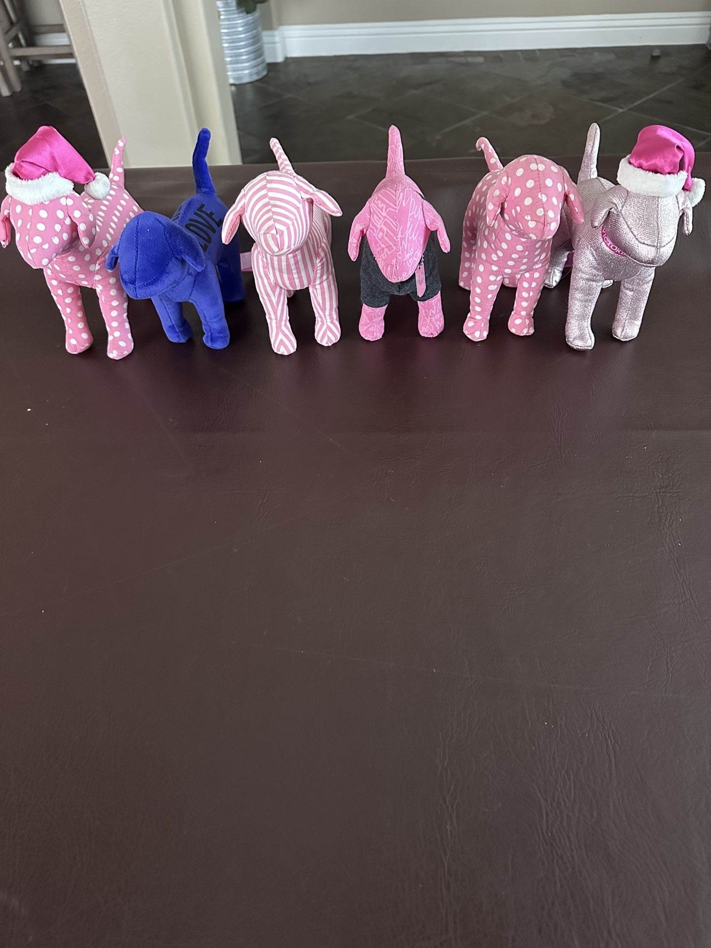 Pink Victoria Secret Stuffed Doggies