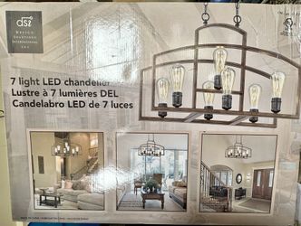 Design Solution 7 light chandelier -New in Box