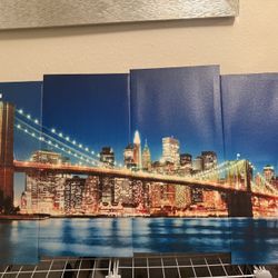 a night in the city painting
