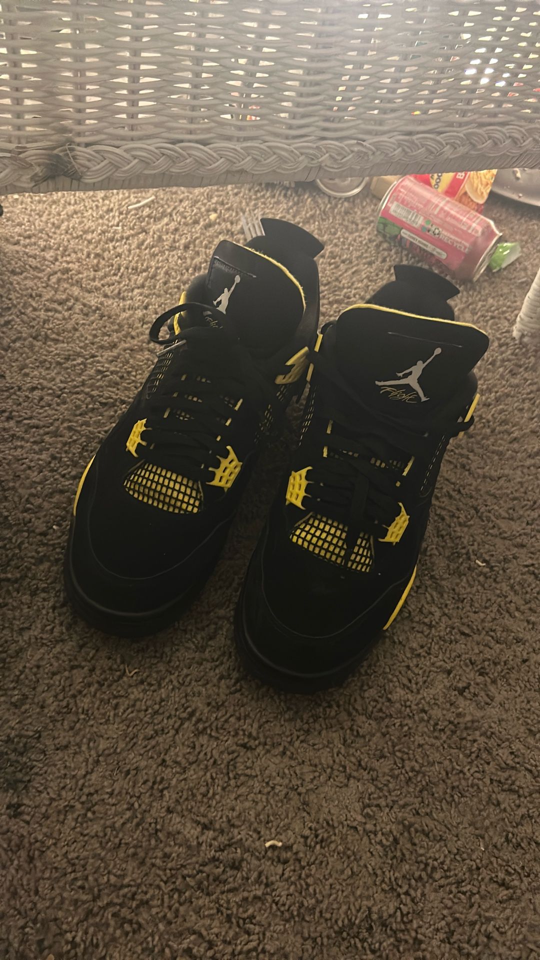 Nike Air Bumblebee Jordan 4s