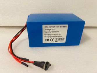 24V 10Ah Lithium-ion Battery with Charger