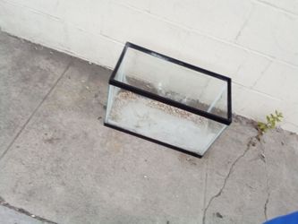 Used fish tank