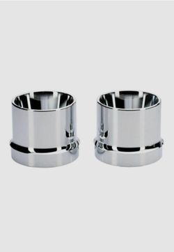 Genuine Indian Motorcycle Straight Exhaust Tips Chrome 2880671-156