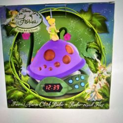 Disney’s Tinker Bell fairies collection clock radio