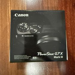 Canon G7 X Mark III