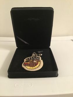 Ed Hardy Bull Dog Keychain Keyring...(New in Box)...