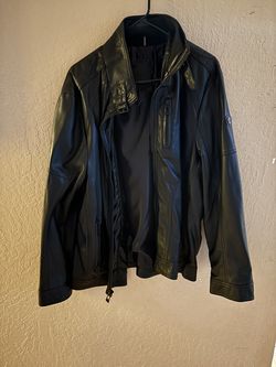 Calvin Klein leather jacket men’s XL