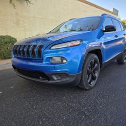 2017 JEEP CHEROKEE LATITUDE SPORT, ONE OWNER SUV, LOW MILES, 4WD, COLD AC, FINANCE AVAILABLE  🚘