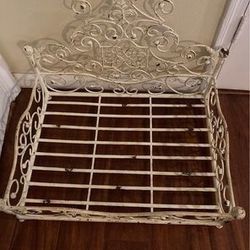 Vintage Wrought iron dog bed pet bed