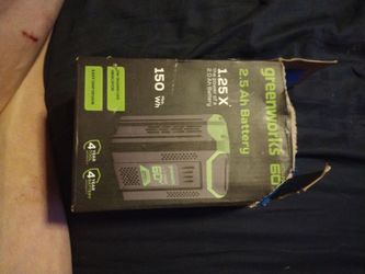 Green works 2.5 AH battery
