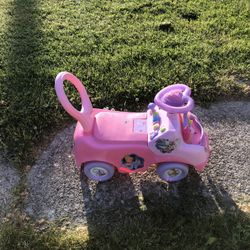 Kids Push Car Vehicle Disney Frozen Princess Theme