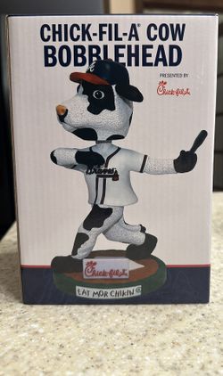 Chick-fil-A Cow Atlanta Braves SGA Bobblehead-New