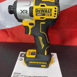 Dewalt New 1/4” Impact XR - 3 Speeds 