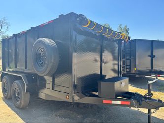 New 12ft Long Hydraulic Dump Trailer with Accessories 💠