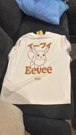 Medium and Large Eevee Pokemon X Target Shirt