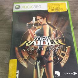 Lara Croft: Tomb Raider Anniversary (Microsoft Xbox 360, 2007) CIB w/Manual