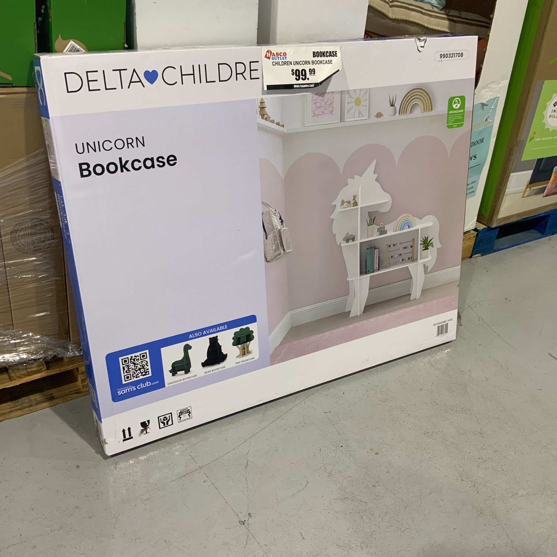Delta Children Unicorn Bookcase