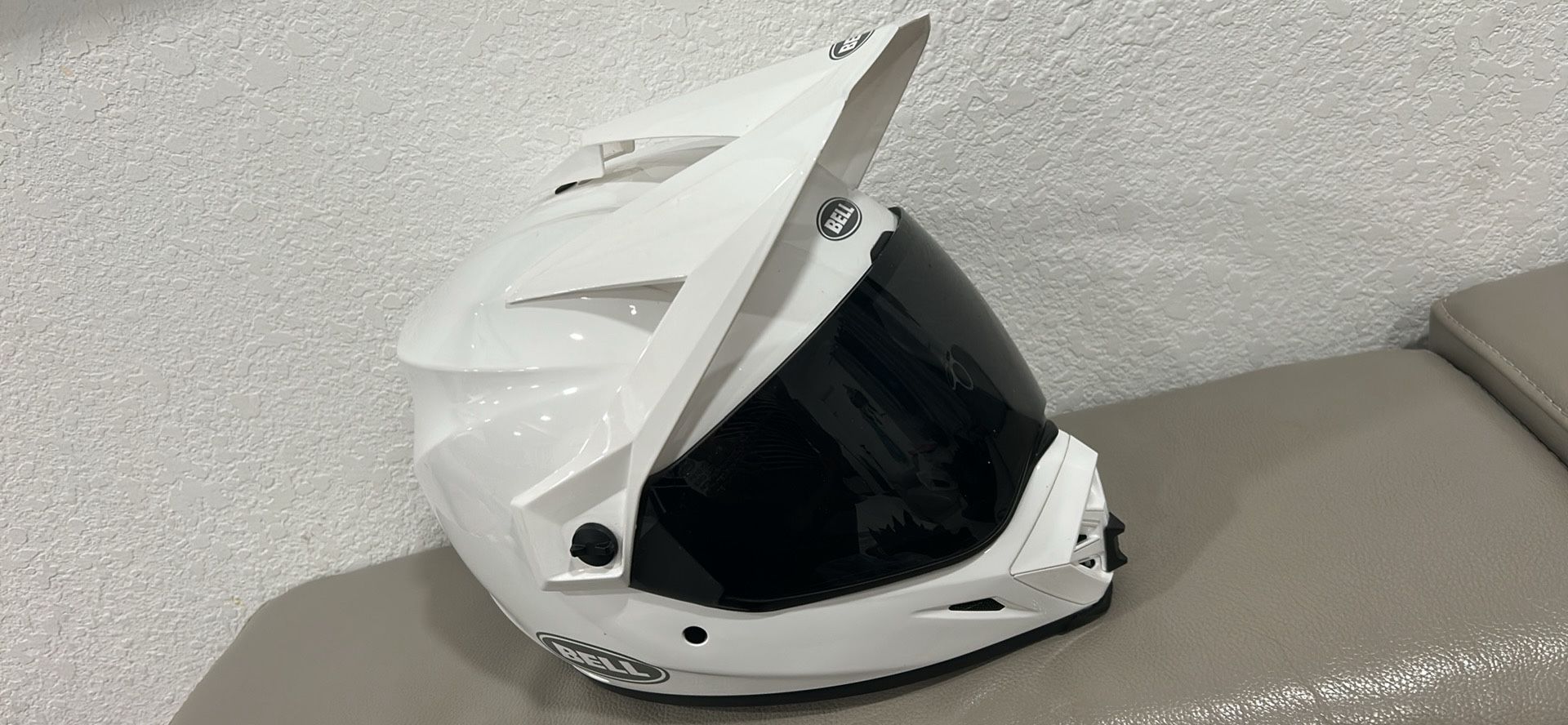 BELL MX-9 Adventure MIPS Dirt Helmet/Gloss White/ Medium 