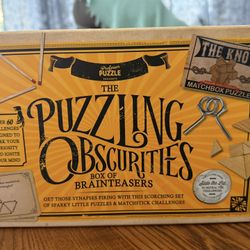 New and sealed Professor Puzzle the Puzzling Obscurities Box of Brainteasers