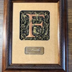 Faith Metal Art Frame (12x15")