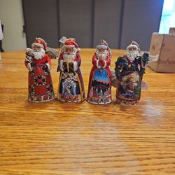 Jim Shore Santa Ornaments No Boxes