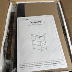 Yenlure Side Table / Charging Station / Storage 