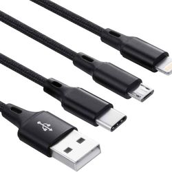 Apple Lightning & Android USB-C phone chargers