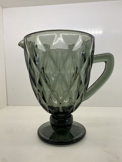 Coffe Mug Glass Kettle Retro Relief Texture Large Capacity 1500ml 