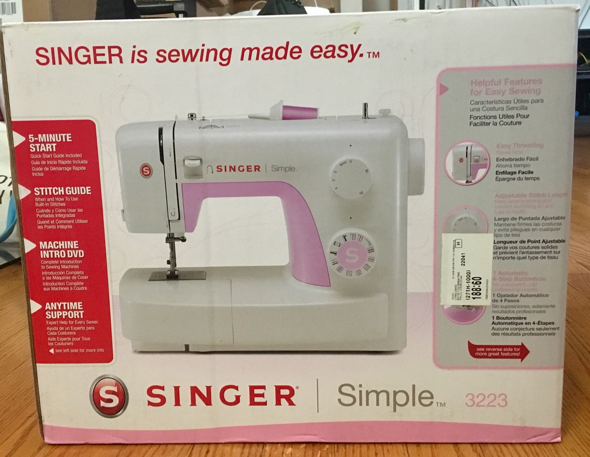 Brand new singer sewing machine