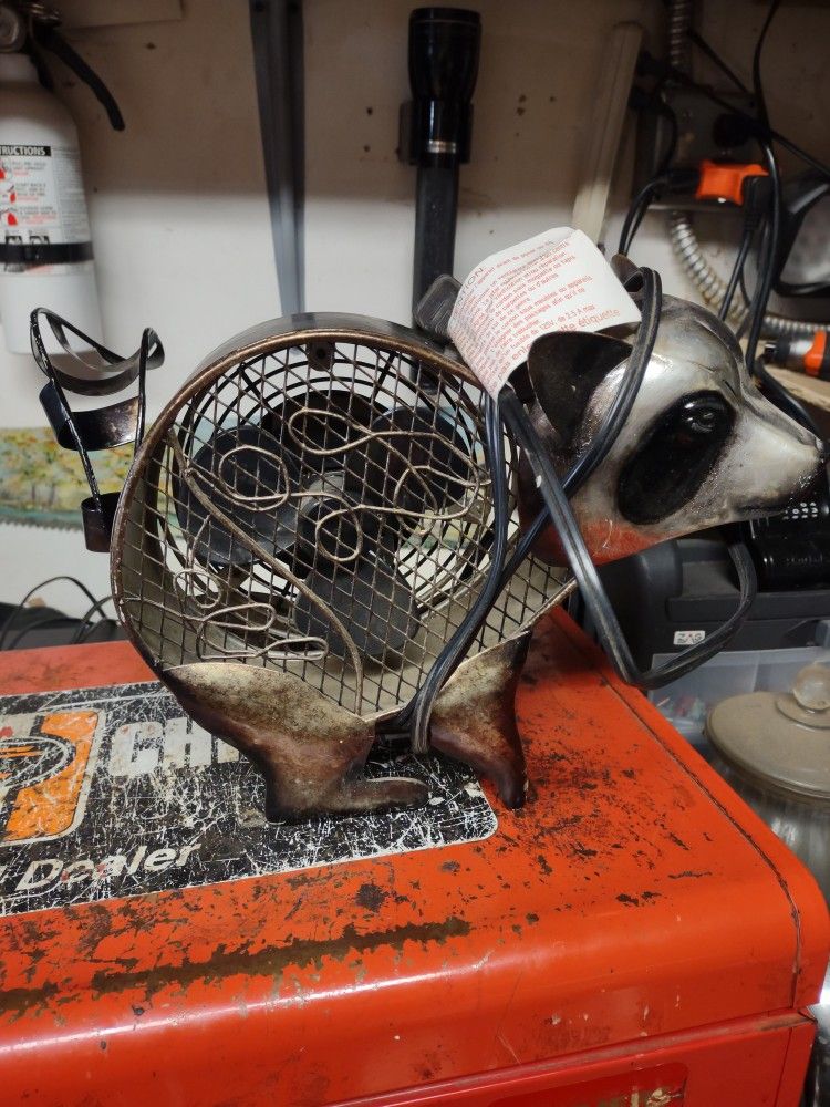 Raccoon Fan Works Good