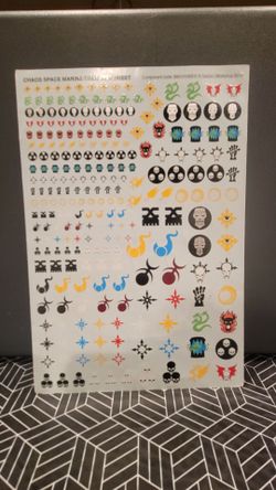 WH40k Transfer Sheets and Sticker.