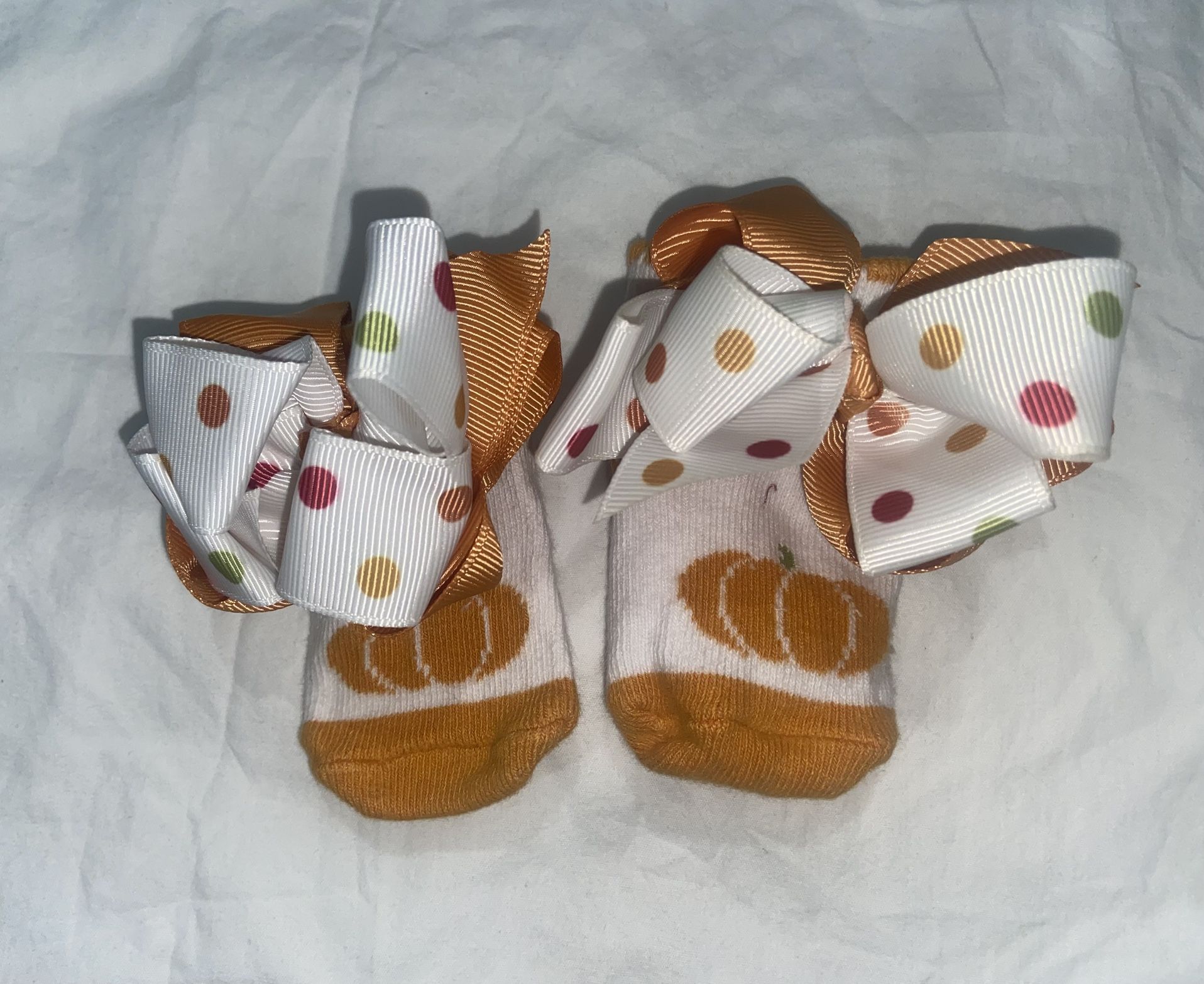 Baby Pumpkin Socks