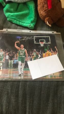 Signed Celtics Photo