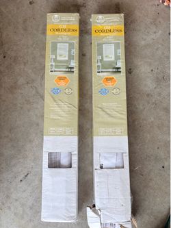 Cordless blinds