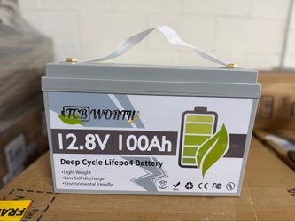 #25 12V 100Ah LiFePO4 Battery, Rechargeabel Deep Cycle Lithium Batteries, 100A BMS with Low-Temp