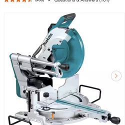 Makita 15 Amp 12 in. Dual-Bevel Sliding Compound Miter Saw with Laser